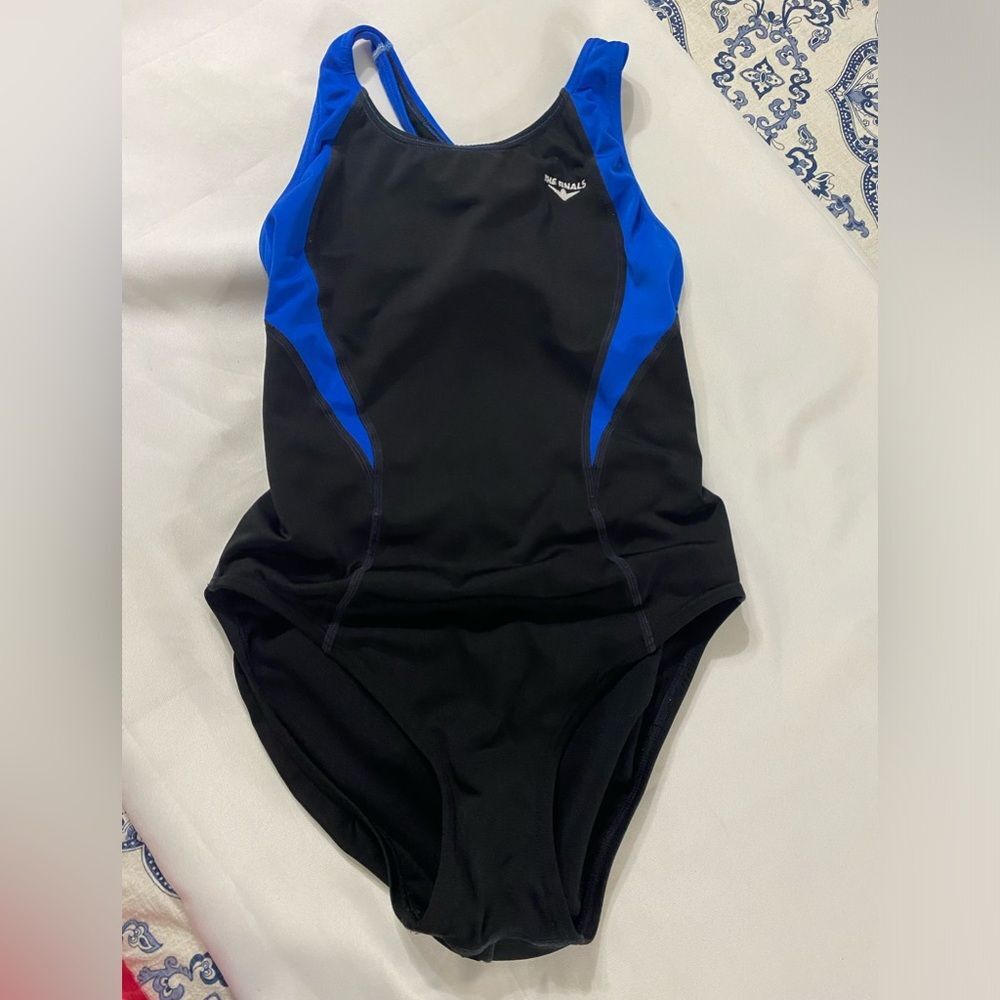 The Finals Black Racer back swimsuit Size 36 Size Medium